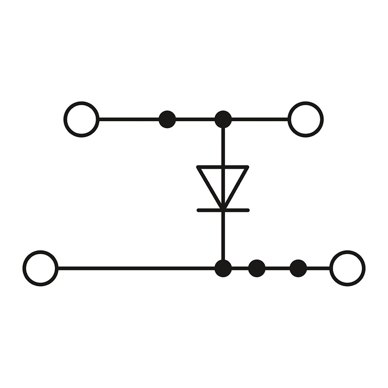 UTTB 2,5-DIO/O-U - 元件端子