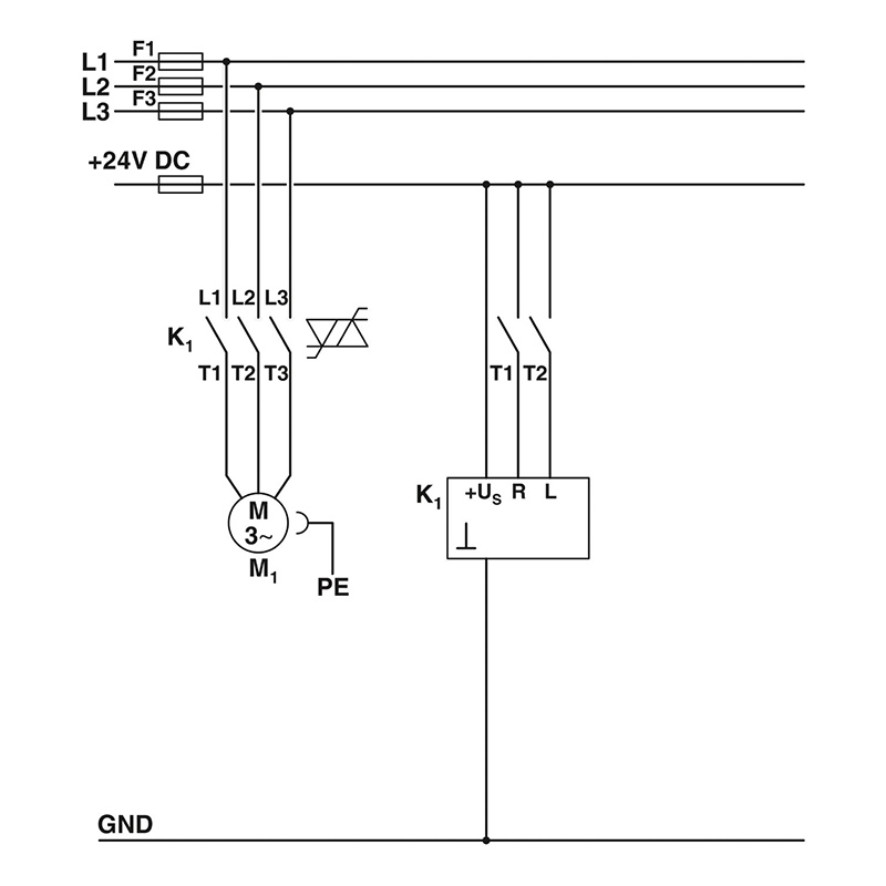 ELR H5-I-SC- 24DC/500AC-9 - 混合型电机起动器