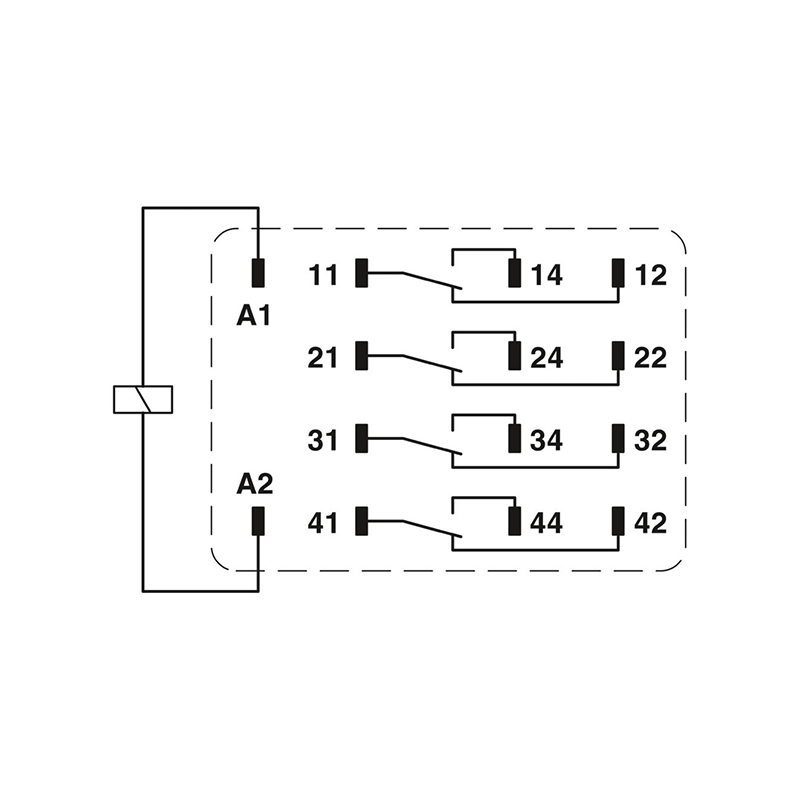 REL-IR4/LDP- 24DC/4X21AU - 单个继电器
