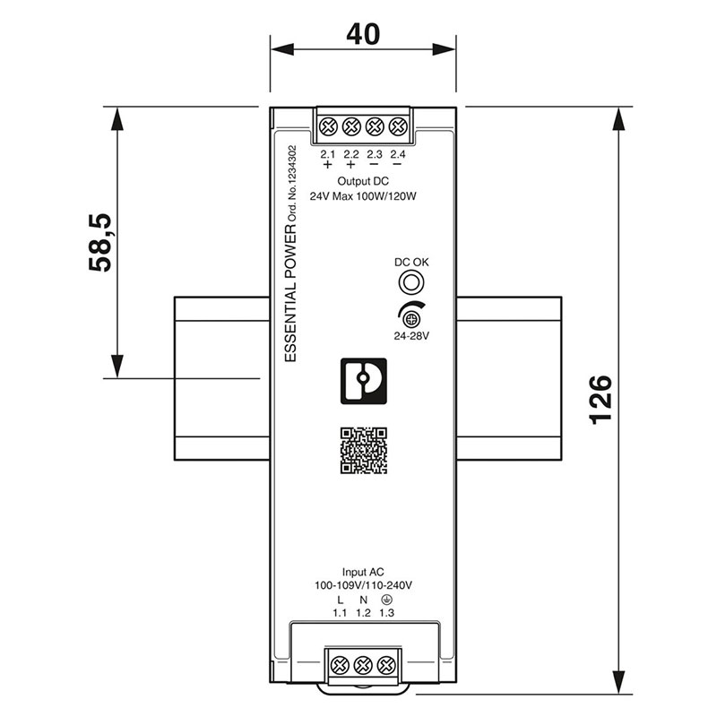 PS-EE-2G/1AC/24DC/120W/SC - 电源