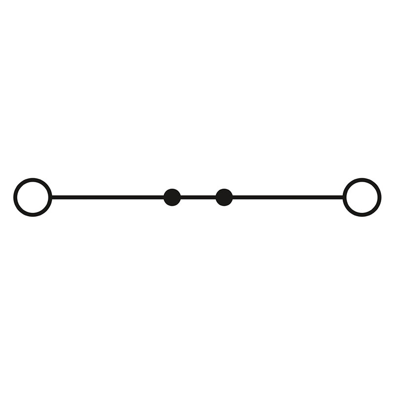 PT 1,5/S BU - 直通式接线端子