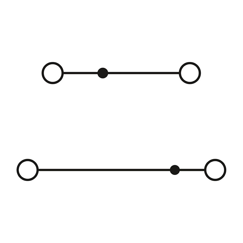 STTB 2,5 BU - 双层接线端子