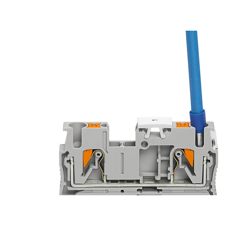 PTS 2,5-QUATTRO BU - 直通式接线端子