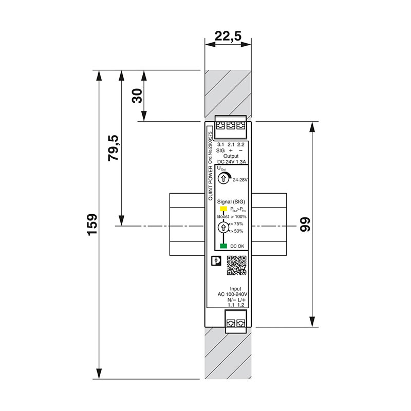 QUINT4-PS/1AC/24DC/1.3/PT - 电源