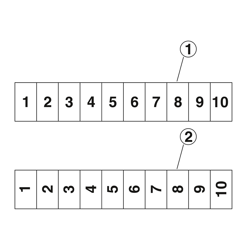 ZB 8,LGS:FORTL.ZAHLEN - 快速标记条